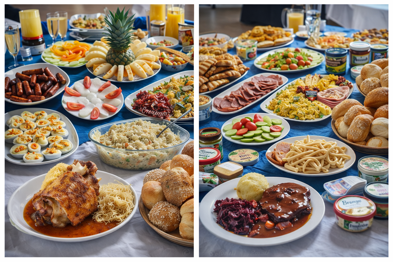 Saucen und Toppings